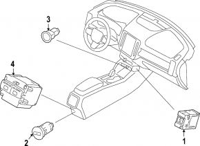 Hub USB Volvo XC60 22-25 Tip-C