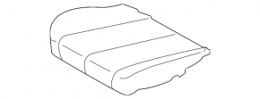 Водительское сидение Subaru Outback 10-12 без airbag