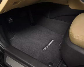 Комплект ковриков салона ткань Hyundai Sonata 15-17 черный