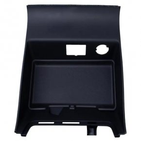 Ornamente consolă centrală față pentru Ford Fusion mk5 17-20, negre, pentru brichetă