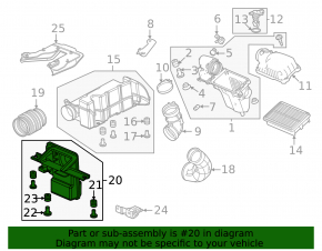 Priză de aer pentru Honda CRV 23-HEV