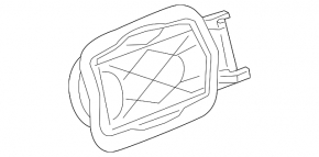 Корпус лючка бензобака BMW X6 F16 15-19 M