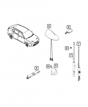 Antenna Module Jeep Compass 17-26