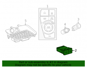 USB Hub Lexus ES 22-26 в подлокотнике