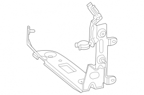 Suport suplimentar pentru radiator pentru Mercedes GLE 53/580 20-26