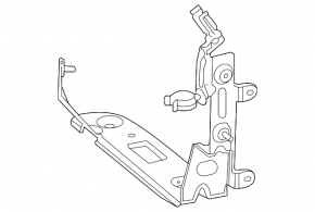 Suport suplimentar pentru radiator pentru Mercedes GLE 53/580 20-26