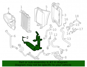 Suport suplimentar pentru radiator pentru Mercedes GLE 53/580 20-26