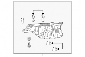Корпус воздушного фильтра Honda CRV 12-14
