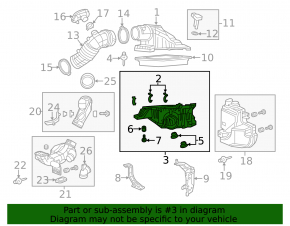 Корпус воздушного фильтра Honda CRV 12-14