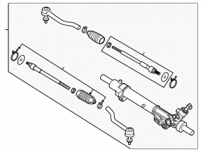 Рейка рулевая Nissan Altima 13-18