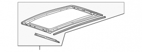 Стекло люка Chevrolet Impala 14-20