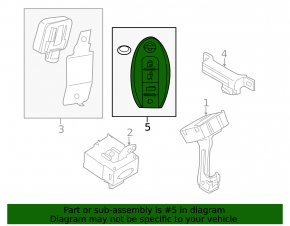 Ключ smart key Nissan Murano z51 09-14
