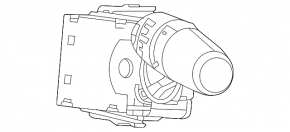 Подрулевой переключатель правый Honda Civic XI FE/FL 22-26 5d