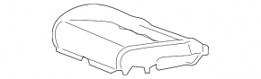 Водительское сидение Acura MDX 07-09 без airbag, кожа черн