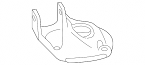 Кронштейн верхней опоры двигателя Porsche Cayenne 958 11-17