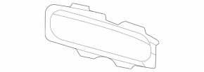 Заглушка решетки переднего бампера левая Mercedes W167 GLE 350 450 20-23 AMG pkg