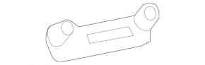 Крючок потолка задний правый Mercedes A-class V177 19-22 черный