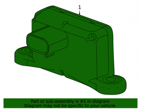 Yaw Sensor Chevrolet Cruze 11-16