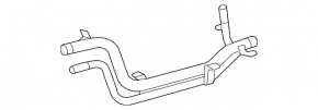 Racordul de răcire metalic pentru Lexus IS250 06-13