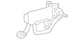 Охладитель ЕГР Toyota Camry v55 15-17 hybrid usa