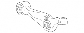 Braț de control inferior, față dreapta, Lexus LS 07-17 AWD