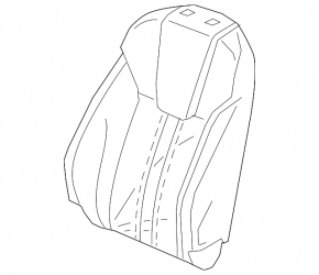 Водительское сидение Honda Insight 19-22 без airbag, механическое, ткань, черное, под химчистку, ржавчина, царапины на накладке, сломано крепление фишки