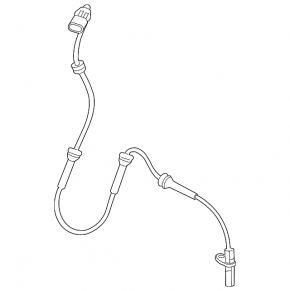 Senzor ABS spate stânga Land Rover Range Rover Evoque 12-15 fără parcare automată