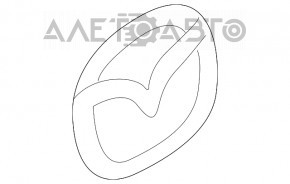 Эмблема MAZDA двери багажника Mazda CX-9 16-23