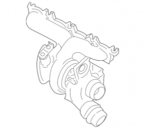 Ansamblu turbocompresor cu galerie admisie BMW X3 G01 20-24 2.0T, plug-in