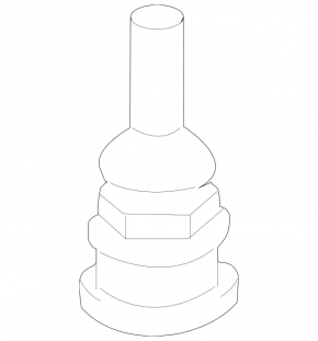 Шаровая опора передняя левая Mercedes X164 GL W164 ML