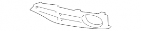 Grilă bara față stânga pentru BMW 3 GT F34 14-19 (fără pachet M, fără linii decorative, capace și montaj)