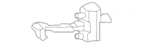Limitator ușă spate stânga Lexus GX460 17-23