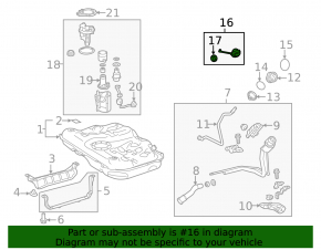 Крышка заливной горловины бензобака Lexus ES300h ES350 13-14