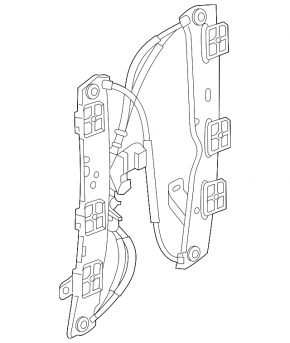 Ridicare geam spate stânga cu motor pentru Land Rover Range Rover Velar 18-26