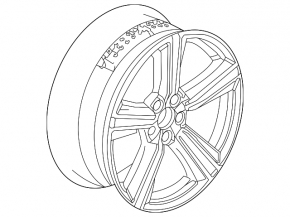 Диск колесный R19х8.5J ET50 Honda Accord 23-26 MAXION WHEELS бордюрка