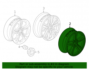 Диск колесный R19х8.5J ET50 Honda Accord 23-26 MAXION WHEELS бордюрка