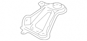 Capacul de protecție a roții din față, stânga, pentru Toyota Sienna 04-10