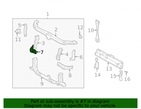 Планка телевизора ресничка правая Lexus RX300 98-03 под фарой