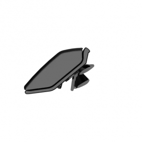 Ornamente geam ușă, centru spate dreapta, Jeep Grand Cherokee WK2 16-22, negru