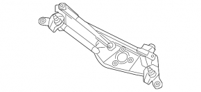 Ștergător de parbriz trapezoidal cu motor Hyundai Tucson 16-21