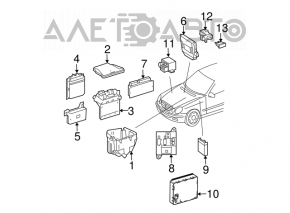 Блок ECU компьютер двигателя Mercedes W211 E550