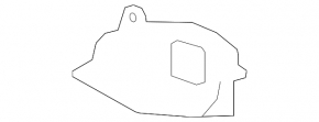 Кронштейн птф правый Ford Escape MK3 17-19 рест