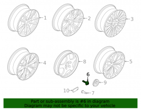 Болт колесный d17 M14x1.25 BMW X7 G07 19-26