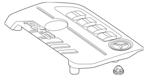 Накладка двигателя Mercedes A-class V177 19-22 M260