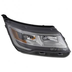 Far dreapta față asamblată Ford Explorer 16-19 halogen + LED poliție