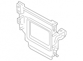 Кронштейн блока ECU компьютера двигателя Mazda3 MPS 09-13