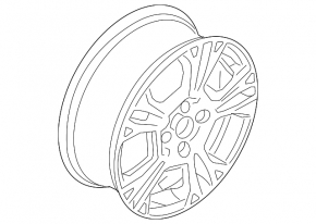 Диск колесный R15 Ford Fiesta 11-19 тип 1 бордюрка,слезла краска