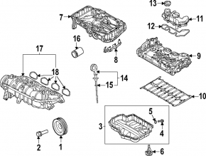 Поддон масляный VW Jetta 22-26 1.5T