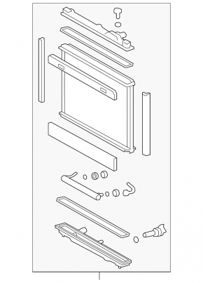 Radiator răcire apă Lexus LS460 07-17