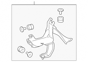 Кронштейн ABS Lexus IS250 06-13